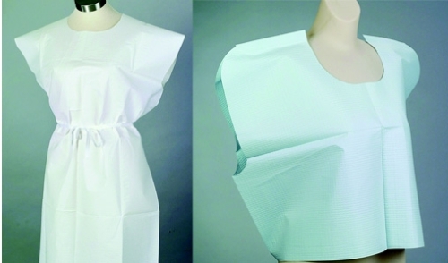 GOWN, EXAM 21X30 BLUE 50/CS GOWN, EXAM 21X30 BLUE 50/CS