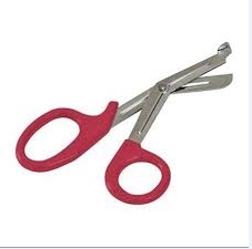 SCISSORS, RED, 7 1/2", PRECISION CUT SHEARS, EACH