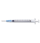 SYRINGE, 1CC 25GX 5/8", TB, 100/BX