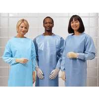 GOWN, ISOLATION BLUE XXL WITH TIEBACK AND CUFF 100/CS GOWN, ISOLATION BLUE XXL WITH TIEBACK AND CUFF 100/CS