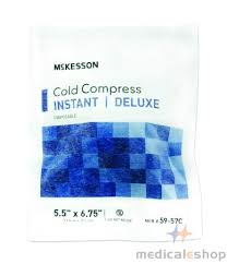COLD PACK, SMALL 5.5 X 6.75" SOFT CLOTH DISPOSABLE, 24/CS