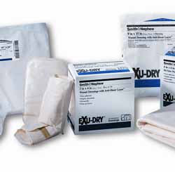 DRESSING, EXU-DRY 6\"X 9\" ABSORBENT WOUND DRESSING, NON OCCLUSIVE