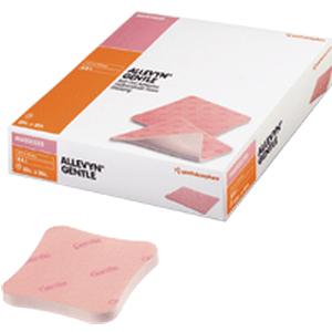 DRESSING, ALLEVYN FOAM 4X4" GENTLE GEL ADHESIVE, 10/BX DRESSING, ALLEVYN FOAM 4X4" GENTLE GEL ADHESIVE, 10/BX