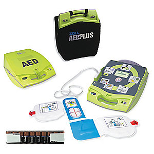 AED, ZOLL PLUS FULLY AUTO DEFIBRILLATOR WITH COVER