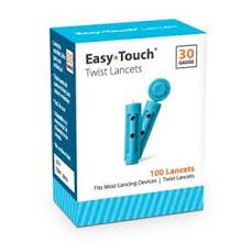 LANCETS, TWIST 30G EASY TOUCH