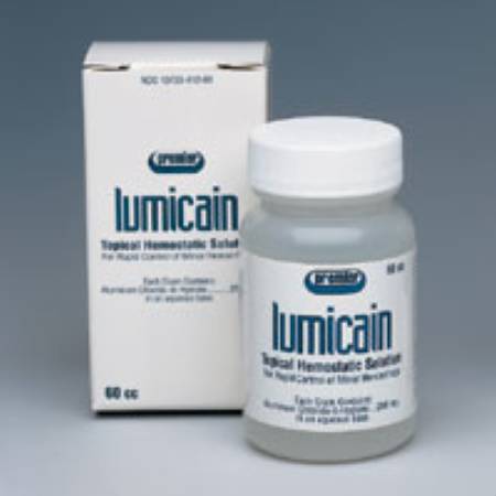 LUMICAIN, 25%  TOPICAL HEMOSTATIC SOLUTION 60 CC BOTTLE EACH