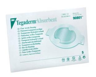 DRESSING, TEGADERM ABSORBENT CLEAR 4 3/8"X5"  EACH
