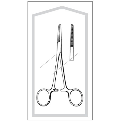 FORCEPS, KELLY 5.5" STRAIGHT DISPOSABLE STERILE, 50/CS