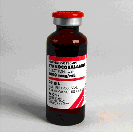 VITAMIN B-12 1000MG/ML 30ML VIAL EACH VITAMIN B-12 1000MG/ML 30ML VIAL EACH