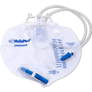 BAG, DRAIN 2000ML VENTED, DOUBLE HANGER, ANTI REFLUX. BAG, DRAIN 2000ML VENTED, DOUBLE HANGER, ANTI REFLUX.