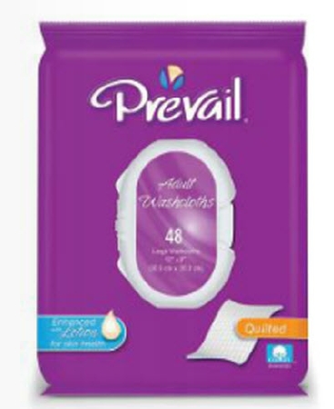 WIPES, PREVAIL 8X12 48CT PURPLE, PACK  12/CASE