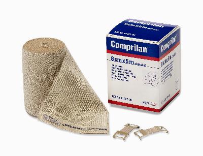 BANDAGE, 12CM COMPRILAN, COMPRESSION, LF 5.5 YDS, 1RL/BX