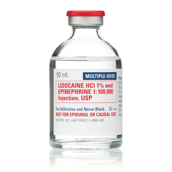 LIDOCAINE 1% W/EPI 50ML EACH, (4BX/CS) LIDOCAINE 1% W/EPI 50ML EACH, (4BX/CS)