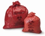 BAG, BIOHAZARD 23"X23" 7-10 GAL, EACH