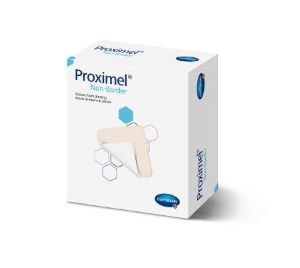 DRESSING, PROXIMAL FOAM SILICONE BORDERED 4X4 WITH 2.4" X 2.4" P DRESSING, PROXIMAL FOAM SILICONE BORDERED 4X4 WITH 2.4" X 2.4" P