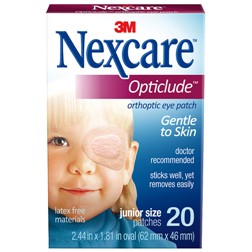 PATCH, EYE JUNIOR NEXCARE OPTICLUDE 20/BX 36BX/CS PATCH, EYE JUNIOR NEXCARE OPTICLUDE 20/BX 36BX/CS