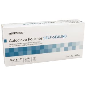 POUCH, 5.25"X10" STERILIZATION, 200/BX POUCH, 5.25"X10" STERILIZATION, 200/BX
