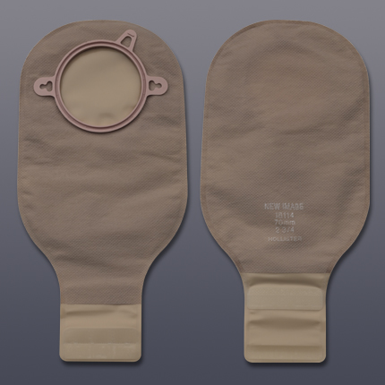 POUCH, NEW IMAGE, 2PC 2-1/4" FLANGE, INTEGRATED CLOSURE, BEIGE, POUCH, NEW IMAGE, 2PC 2-1/4" FLANGE, INTEGRATED CLOSURE, BEIGE,