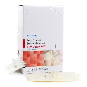 GLOVES, STERILE 6, LATEX, 50PR/BX (4BX/CS)