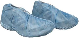 SHOE COVERS, XL BLUE, 50PR/BAG