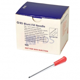 NEEDLE, BLUNT FILL 18G X 1.5", 100/BX, (10BX/CS)