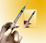 SYRINGE, 3CC 25G X 1\"  INTEGRA SAFTEY, 100/BX