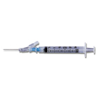 SYRINGE, 3CC 23G X 1" SAFETY GLIDE, 50/BX