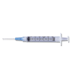 SYRINGE, 3CC 25G X 5/8\", 100/BX