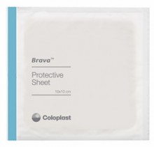 BARRIER, BRAVA SKIN PROTECTIVE SHEETS, 4\" X 4\"