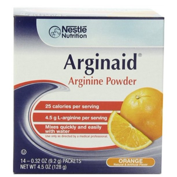 ARGINAID, ORANGE 0.32OZ PACK, 14/BOX