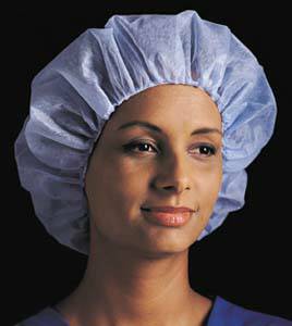 CAP, BOUFFANT WHITE 24" NON-STERILE, 100/BX