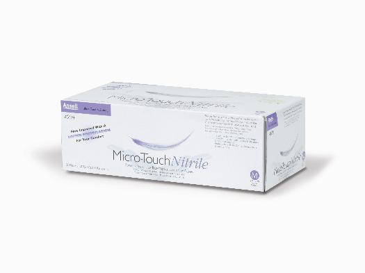 GLOVES, NITRILE, MICROTOUCH, LG PF, 200/BX (10BX/CS)