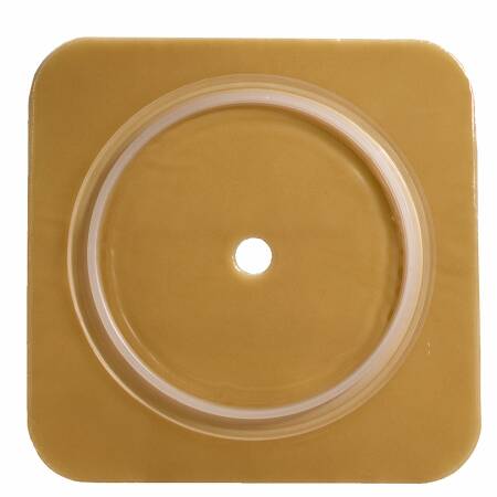 WAFER, SUR-FIT NATURA, 6X6" STOMAHESIVE, CTF W/ 4" FLANGE, 5/BX