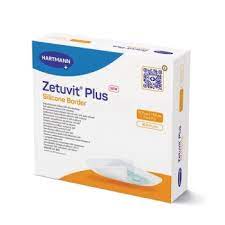 DRESSING, ZETUVIT PLUS 7X7 SILICONE BORDER, SUPER ABSORBANT, (10