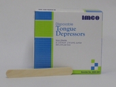 DEPRESSOR, TONGUE, STERILE, 6" 100/BX