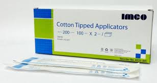 APPLICATOR, COTTON TIP 6" STERILE, 2/PK 100/BX APPLICATOR, COTTON TIP 6" STERILE, 2/PK 100/BX