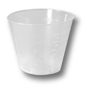 CUPS, MEDICINE ECONOMY, 1OZ, 100/PK (5000/CS)