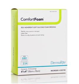 DRESSING, SILICONE FOAM W/BORDER, 7 X 7, STERILE, SACHRAL W/ADH, DRESSING, SILICONE FOAM W/BORDER, 7 X 7, STERILE, SACHRAL W/ADH,