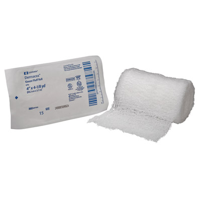 GAUZE, DERMACEA 3\"X4.1YD STERILE, FLUFF-E ROLL