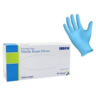 GLOVES, NITRILE LARGE ROYAL BLUE 200/BX