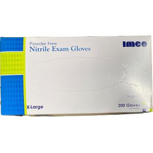 GLOVES, NITRILE X-LARGE ROYAL BLUE 200/BX