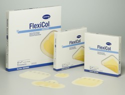 DRESSING, FLEXICOL 4X4\" THIN, HYDROCOLLOID, 10/BX