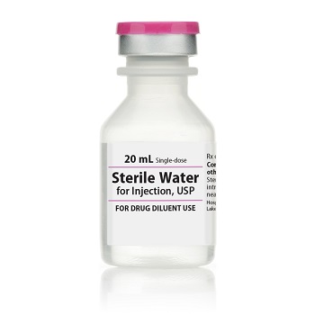 WATER, STERILE FOR INJ 20ML FLTP,