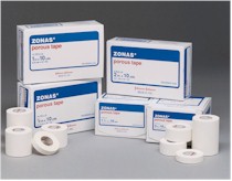 TAPE, ZONAS POROUS, 1"X 10YDS, 12RL/BX