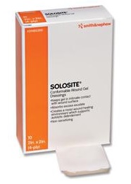 DRESSING, HYDROGEL SOLOSITE 4X4", 10/BX DRESSING, HYDROGEL SOLOSITE 4X4", 10/BX