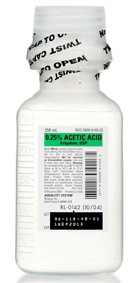 ACETIC ACID, 0.25% 500ML FOR IRRIGATION, 16/CS