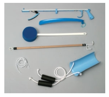 DELUXE HIP / REACHER KIT   SOCK AID, DRESSING STICK, SHOE HORN,