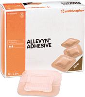 DRESSING, ALLEVYN FOAM 5X5" HYDROCELLULAR, BORDERED, 10/BX