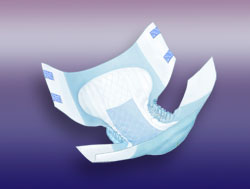 BRIEF, XLG, WINGS QUILTED CHOICE PLUS, 15/PK