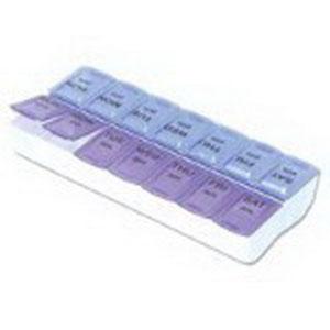 PILL ORGANIZER, EZY DOZE TWICE A DAY PILL ORGANIZER, EZY DOZE TWICE A DAY